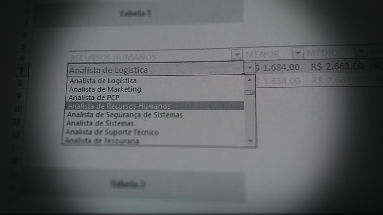 Como criar uma lista suspensa no excel